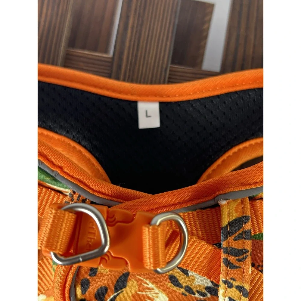 Dog ‎ Harness and Leash Set, Step-in Escape Proof Adjustable Vest Harness Sz L